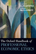 Cover: The Oxford Handbook of Professional Economic Ethics - Oxford University Press Inc