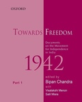 Cover: Towards Freedom, Documents on the Movement for Independence in India, 1942 - OUP India