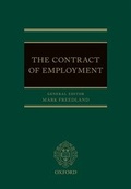 Cover: The Contract of Employment - Oxford University Press