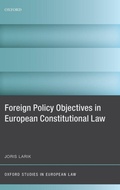 Cover: Foreign Policy Objectives in European Constitutional Law - Oxford University Press