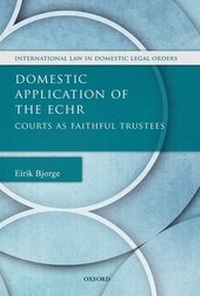 Enlarge image Cover: Domestic Application of the ECHR - Oxford University Press