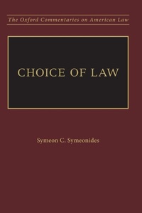 Enlarge image Cover: Choice of Law - Oxford University Press Inc