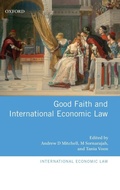 Cover: Good Faith and International Economic Law - Oxford University Press