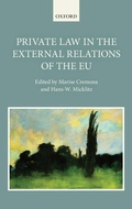 Cover: Private Law in the External Relations of the EU - Oxford University Press