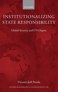 Cover: Institutionalizing State Responsibility - Oxford University Press