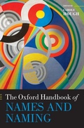 Cover: The Oxford Handbook of Names and Naming - Oxford University Press