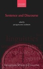 Cover: Sentence and Discourse - Oxford University Press