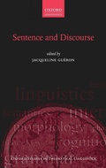 Cover: Sentence and Discourse - Oxford University Press
