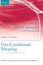 Cover: Use-Conditional Meaning - Oxford University Press