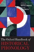 Cover: The Oxford Handbook of Historical Phonology - Oxford University Press