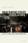 Cover: Unacknowledged Legislators - Oxford University Press