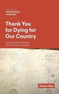 Cover: Thank You for Dying for Our Country - Oxford University Press Inc