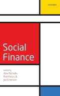 Cover: Social Finance - Oxford University Press