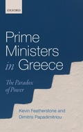 Cover: Prime Ministers in Greece - Oxford University Press