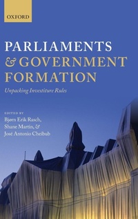 Enlarge image Cover: Parliaments and Government Formation - Oxford University Press