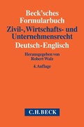 Cover: Beck'sches Formularbuch Zivil-, Wirtschafts- und Unternehmensrecht: Deutsch-Englisch - C.H.BECK