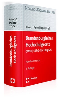 Abbildung von: Brandenburgisches Hochschulgesetz - Nomos
