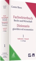 Cover: W&ouml;rterbuch Recht & Wirtschaft Teil I: Italienisch-Deutsch - C.H.BECK
