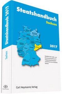 Abbildung von: Staatshandbuch Sachsen 2017 - Carl Heymanns Verlag
