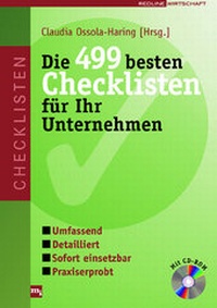 Abbildung von: Die 499 besten Checklisten für Ihr Unternehmen - moderne industrie