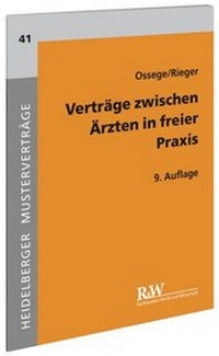Abbildung von: Verträge zwischen Ärzten in freier Praxis - Fachmedien Recht und Wirtschaft