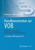 Cover: Handkommentar zur VOB - Springer Vieweg