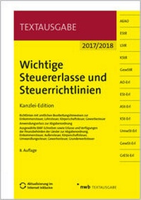 Abbildung von: Wichtige Steuererlasse und Steuerrichtlinien - NWB