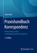Cover: Praxishandbuch Korrespondenz - Springer Gabler