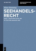 Cover: Seehandelsrecht - De Gruyter
