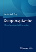 Cover: Korruptionspr&auml;vention - Springer Gabler