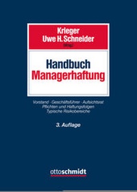 Abbildung von: Handbuch Managerhaftung - Otto Schmidt Verlag