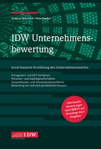 Enlarge image Cover: IDW Unternehmensbewertung - IDW