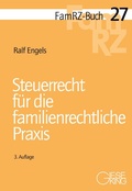 Cover: Steuerrecht f&uuml;r die familienrechtliche Praxis