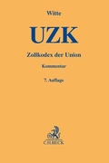 Cover: Zollkodex der Union: UZK - C.H.BECK