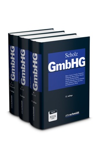 Abbildung von: GmbH-Gesetz, Bände I-III - Otto Schmidt Verlag