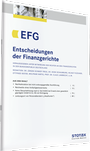 Cover: EFG - Entscheidungen der Finanzgerichte - Stollfuß