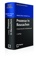 Cover: Prozesse in Bausachen - Nomos