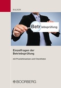 Cover: Einzelfragen der Betriebspr&uuml;fung - Boorberg