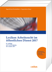 Abbildung von: Lexikon Arbeitsrecht im öffentlichen Dienst 2017 - Rehm