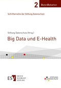 Cover: Big Data und E-Health - Erich Schmidt Verlag