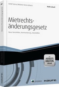 Bild vergrößern Bild: Das Mietrechtsänderungsgesetz - mit Arbeitshilfen online - Haufe-Lexware