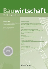 Abbildung von: Bauwirtschaft - Werner