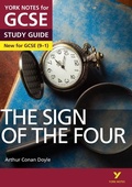 Cover: The Sign of the Four York Notes GCSE English Literature Study Guide - for 2026, 2027 exams - Pearson Education Limited