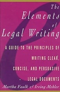 Bild: Elements of Legal Writing - Pearson
