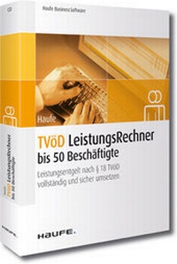 Abbildung von: Haufe TVöD LeistungsRechner bis 50 Beschäftigte - Haufe-Lexware