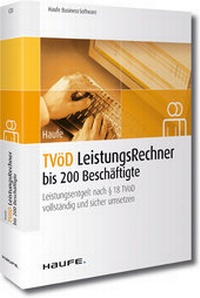 Abbildung von: Haufe TVöD LeistungsRechner bis 200 Beschäftigte - Haufe-Lexware
