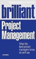 Cover: Brilliant Project Management - Pearson Education Limited