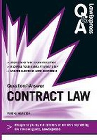 Enlarge image Cover: Law Express Question and Answer: Contract Law (Q&A Revision Guide) - Pearson Longman