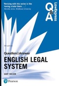 Cover: Law Express Question and Answer: English Legal System - Pearson Education Limited