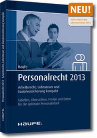 Abbildung von: Personalrecht 2013 - Haufe-Lexware